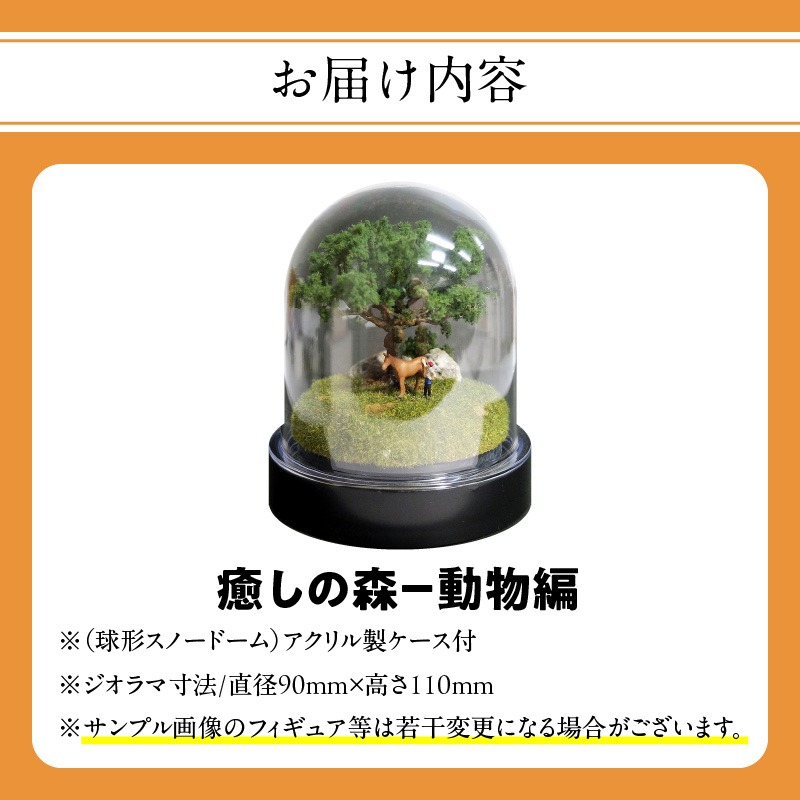 ディスプレイジオラマ 【癒しの森－動物編】