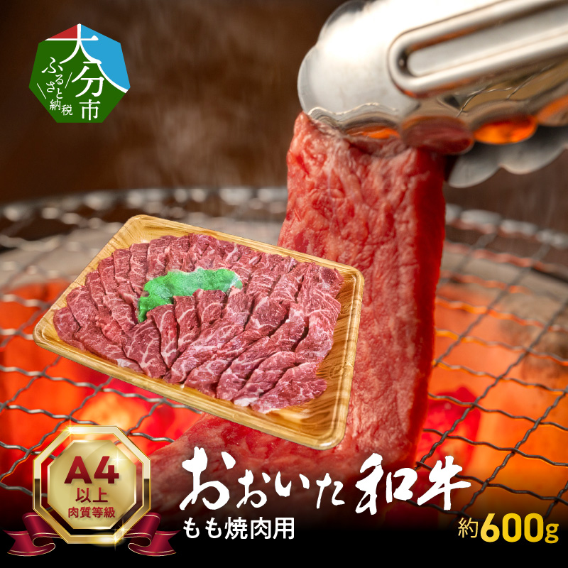 おおいた和牛もも焼肉用　約600ｇ