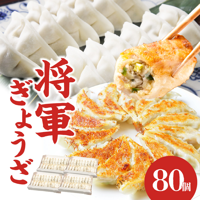 将軍ぎょうざ 80個 (20個×4箱)