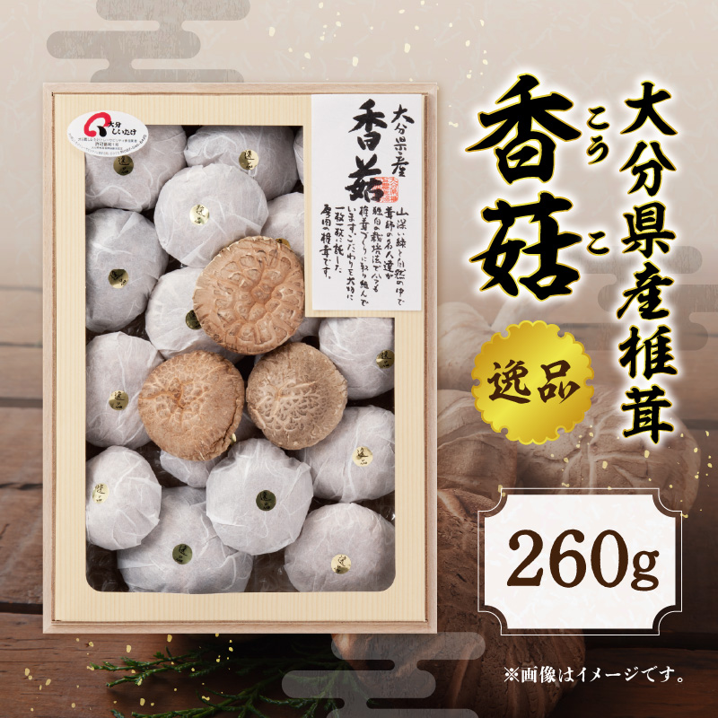 大分県産椎茸　香菇　逸品　IP-B