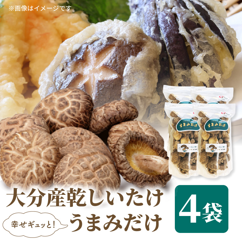 大分産乾しいたけ（うまみだけ） 40グラム×3種