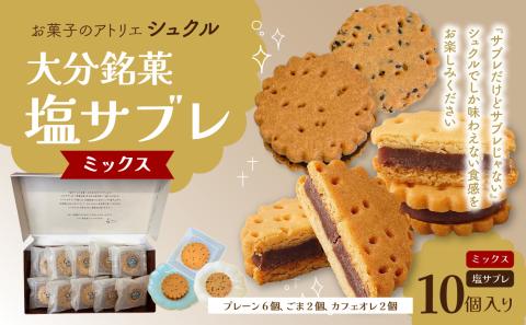 大分銘菓 塩サブレ ミックス　10個入り