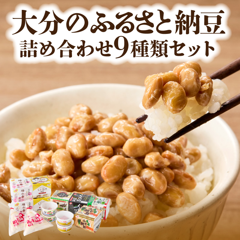 大分のふるさと納豆 詰め合わせ9種類セット