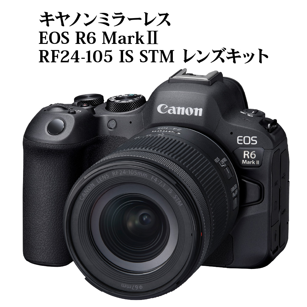 キヤノンミラーレスカメラ EOS R6 Mark Ⅱ・RF24-105 IS STM レンズキット CANON Canon キヤノン