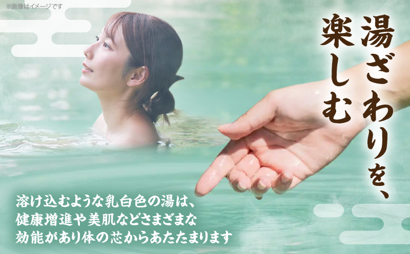 【効能たくさん！白濁の硫黄泉】絶景！大露天風呂入浴回数券（大人５回券）