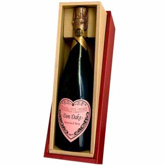 スパークリングワイン(ピンク)DonDake～1本＆光るグラスBacada!ペアのセット