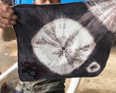 【オンライン体験】おうちで温泉染め体験　柿渋 × 明礬_B089-004