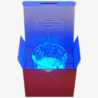 スパークリングワイン(ピンク)DonDake～1本＆光るグラスBacada!ペアのセット