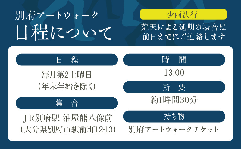 別府アートウォークチケット