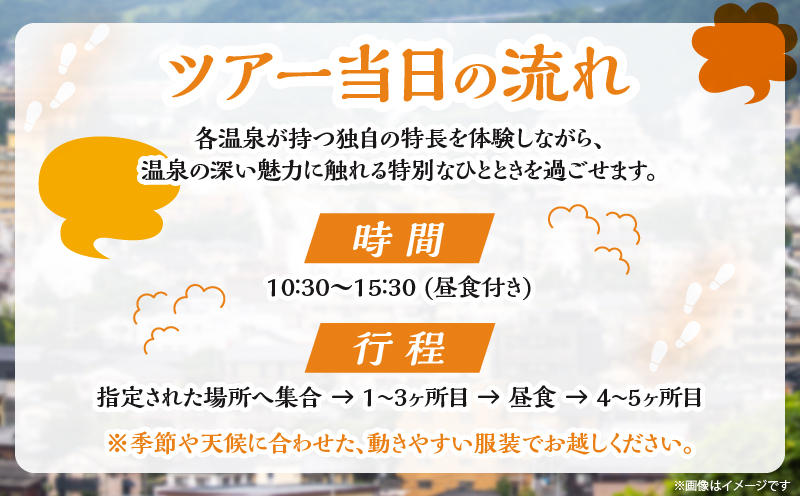 別府 温泉三昧ガイド付きツアー
