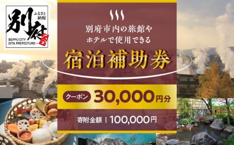 30,000円分】別府市内の旅館やホテルで使用できる宿泊補助券_B030-004: 別府市ANAのふるさと納税