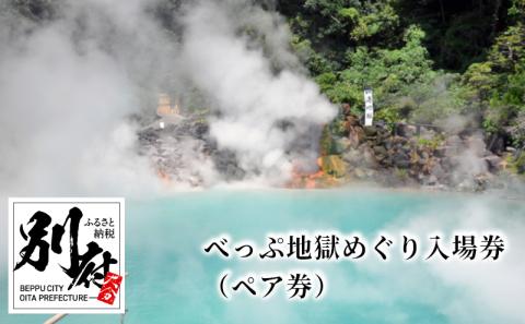 べっぷ地獄めぐり入場券（ペア券）_B133-001