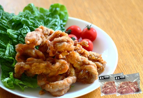 中津からあげ せせり 【生タイプ】 500g×2  まぢからあげ店  |  味付生肉 鶏肉 中津からあげ 唐揚げ からあげ から揚げ レンジ 冷凍 冷凍食品 弁当 おかず お惣菜 おつまみ 大分県 中津市