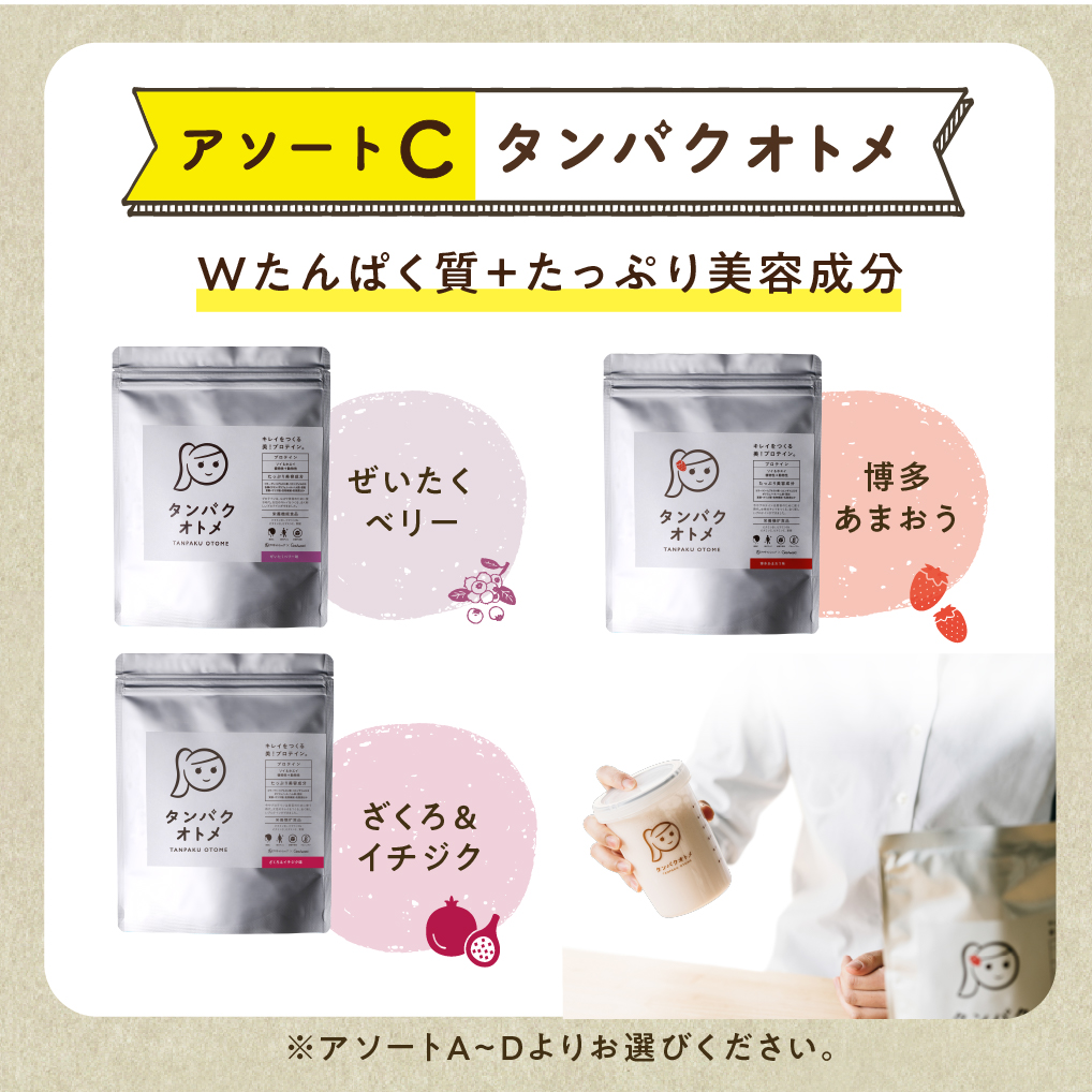 【3ヶ月定期便】プロテイン タンパクオトメ 3ヵ月定期便C | プロテイン ソイプロテイン ホエイプロテイン 女性 プロテイン 美容 プロテイン プロテインシェイカー プロテイン サプリメント 定期 定期便 タマチャンショップ 大分県 中津市