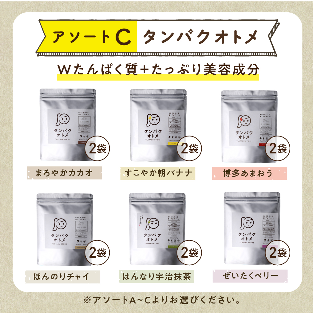 【12ヶ月定期便】プロテイン タンパクオトメ 12ヵ月定期便 C | プロテイン ソイプロテイン ホエイプロテイン 女性 プロテイン 美容 プロテイン プロテインシェイカー プロテイン サプリメント 定期 定期便 タマチャンショップ 大分県 中津市