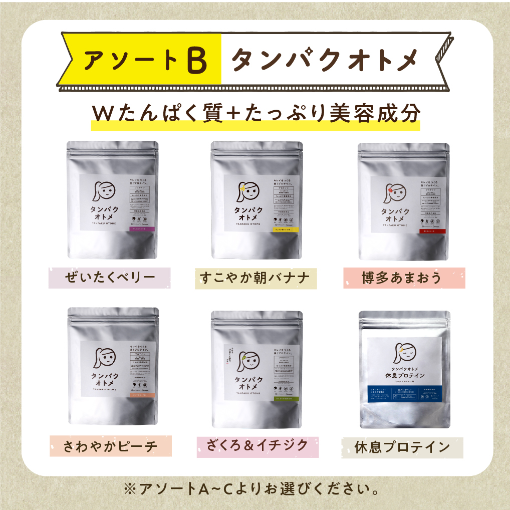 【2カ月毎に6回お届け】タンパクオトメ 隔月定期便（1年）B 2カ月毎に6回お届け | プロテイン ソイプロテイン ホエイプロテイン 女性 プロテイン 美容 プロテイン プロテインシェイカー プロテイン サプリメント 定期 定期便 タマチャンショップ 大分県 中津市