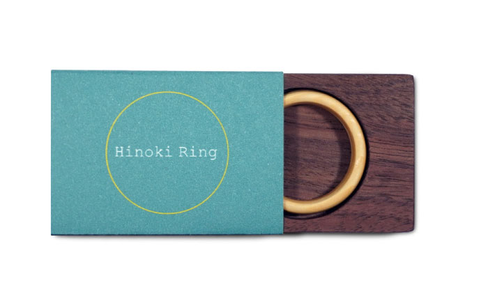 【選べるサイズ】Forest Ring(桧)　日田市 / ライフデザインショップ エリアス　指輪 リング ジュエリー [ARAC016]