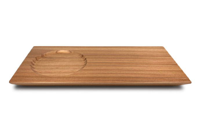 杉ウッドソーサー5枚セット　日田市 / ライフデザインショップ エリアス　ソーサー トレー プレート [ARAC018]