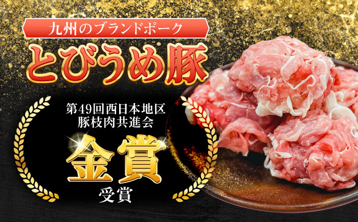 大分県日田市産 とびうめ豚 切り落とし 1.2kg 日田市 / 株式会社中津留 [ARCM004]