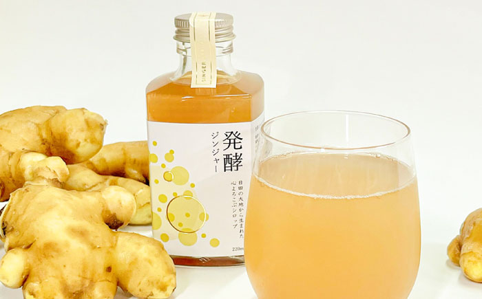 【お歳暮対象】ピリっと生姜にスパイスの甘い香り！身体にも心にも優しい発酵ジンジャーシロップ発酵ジンジャー（４本セット） 日田市/株式会社インパクト スパイス 炭酸 シロップ [ARDA012]