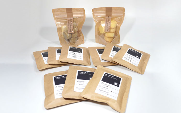 焼き菓子2種&ドリップコーヒー9個セット(3種×各3個)　日田市 / まるせ　クッキー 詰め合わせ 珈琲 [ARFH003]