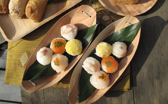 和器ふながた (ふね小×10枚)　日田市 / NPO法人游風 木製 お皿 使い切りタイプ [ARGC002]