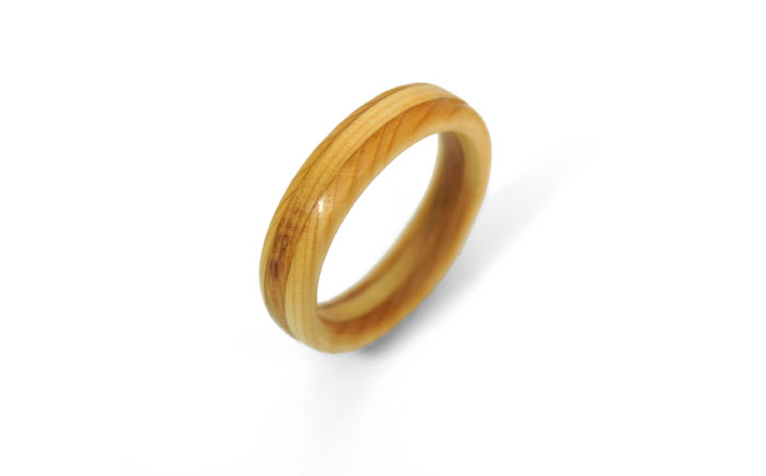 【選べるサイズ】Forest Ring(桧)　日田市 / ライフデザインショップ エリアス　指輪 リング ジュエリー [ARAC016]