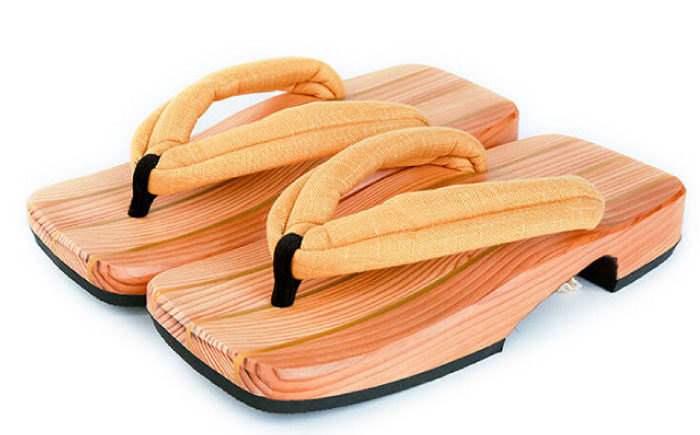 くりあげた 男性用 下駄 ※選べる5色(赤･青･白(市松)・黄･緑) 下駄 日田市 / 本野はきもの工業 [ARAR003]