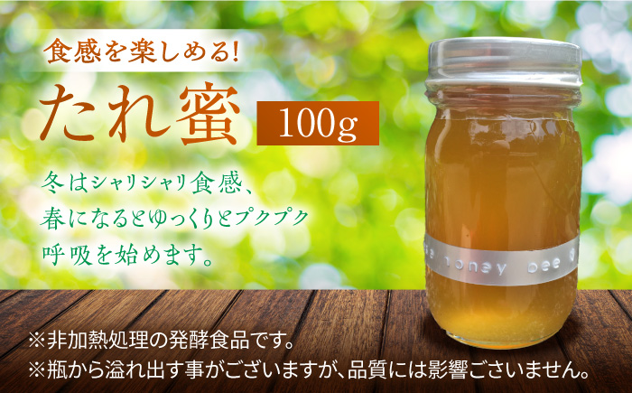 超希少【天然】日本蜜蜂の生はちみつ たれ蜜・花粉蜜 計200g ハニーディッパー付き　【食べチョクアワード2023 3位入賞】　 はちみつ 日田市/総合環境計画研究所 the honey shop [ARBN001]