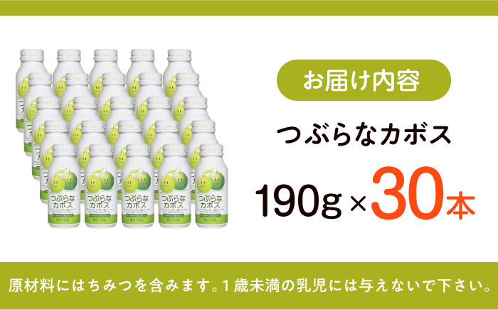 つぶらなカボス 190g×30本 かぼす 日田市 / 株式会社綾部商店 [ARDC013]