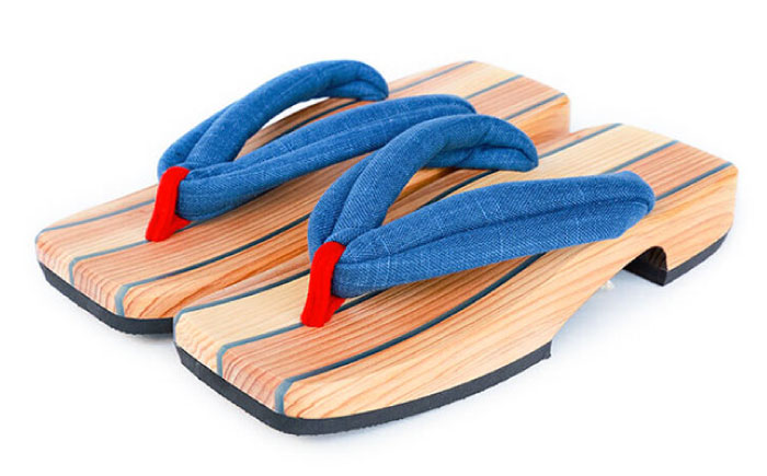 くりあげた 女性用 下駄 ※選べる4色(赤･青･白(市松)・緑) 下駄 日田市 / 本野はきもの工業 [ARAR004]