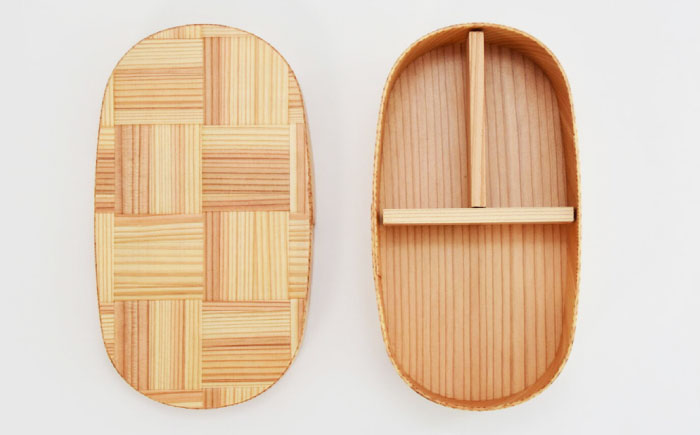 日田杉曲げわっぱ弁当箱（楕円型） 日田市 / 株式会社トライ・ウッド [ARCN005]