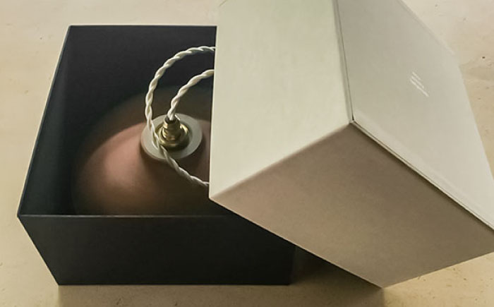 小鹿田焼 素焼きランプシェード(トビカンナ)　日田市 / eranoiwa [ARDL001]