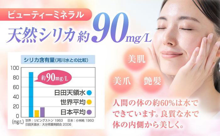 【最短1週間以内発送】【選べる回数】日田天領水(ラベルレス) 2L×10本 日田市 / グリーングループ株式会社　みず 水 ミネラルウォーター [AREG055] 【最短1週間以内発送】単品