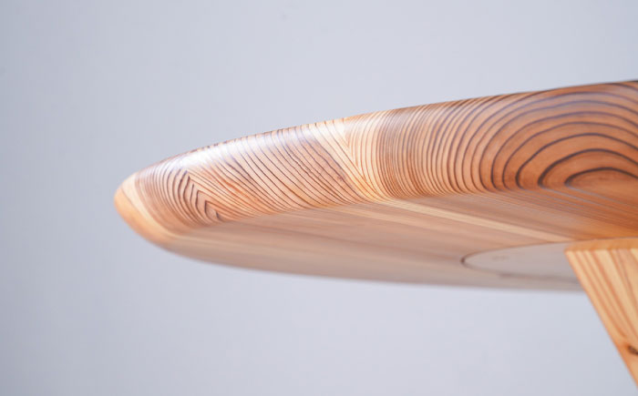 日田杉丸ダイニングテーブル(2～4人掛け) 日田市 / 日東木工 ダイニングテーブル インテリア 2人掛け 4人掛け [ARFA003]