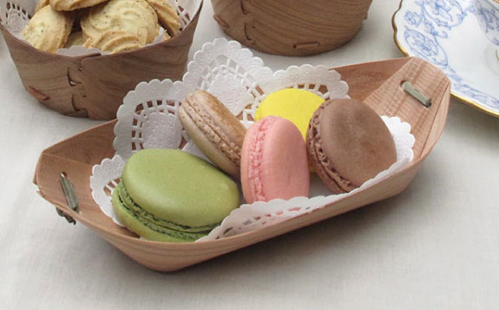 和器ふながた (ふね小×10枚)　日田市 / NPO法人游風 木製 お皿 使い切りタイプ [ARGC002]