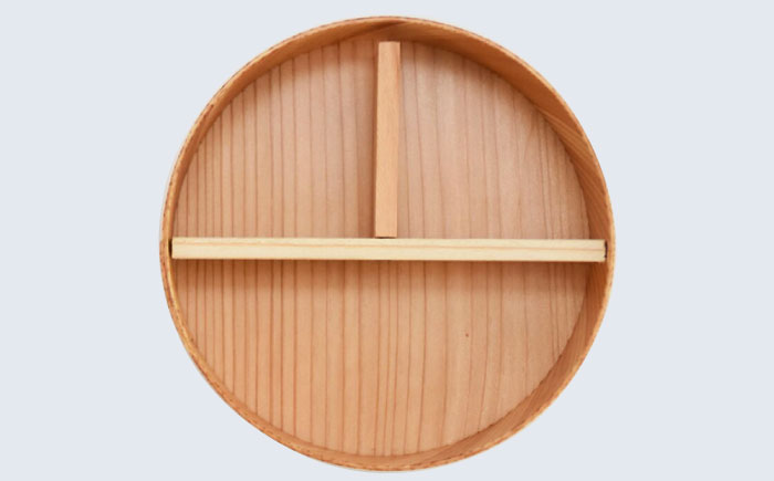 日田杉曲げわっぱ弁当箱（丸型） 日田市 / 株式会社トライ・ウッド [ARCN004]