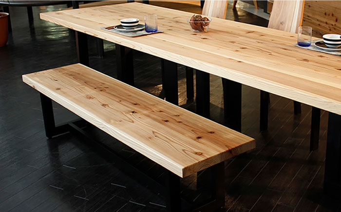 大分県産 ベンチ （風林#150）  幅150cm 奥行き42cm 高さ42cm 日田市 / 株式会社アサヒ [ARDD050]