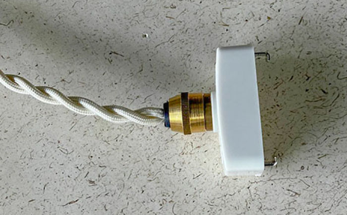 小鹿田焼 素焼きランプシェード(トビカンナ)　日田市 / eranoiwa [ARDL001]