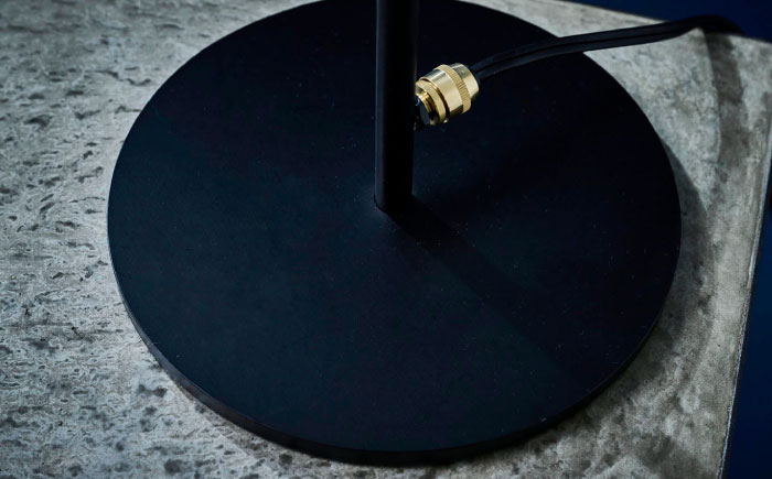 【アイアンスタンダードモデル】小鹿田焼スタンドライト"karausu"デスクスタンド　日田市 / eranoiwa デスクライト スタンダード　小鹿田焼 [ARDL011]