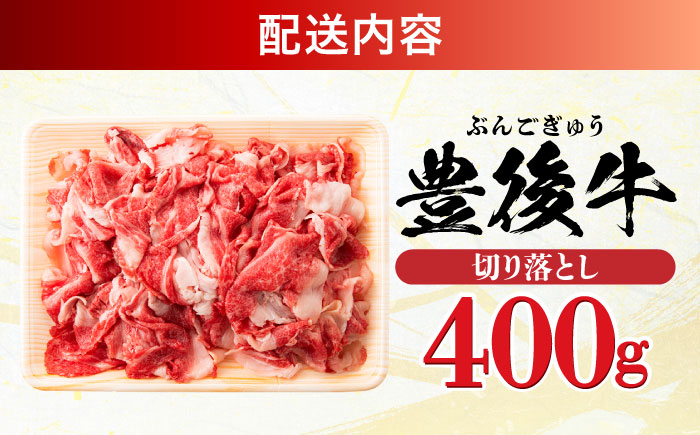 【お試しにピッタリ！】 おおいた豊後牛 牛肉 切り落とし 400g 日田市 / 株式会社MEAT PLUS　肉 牛肉 和牛 [AREI001] 【単品】単品400g