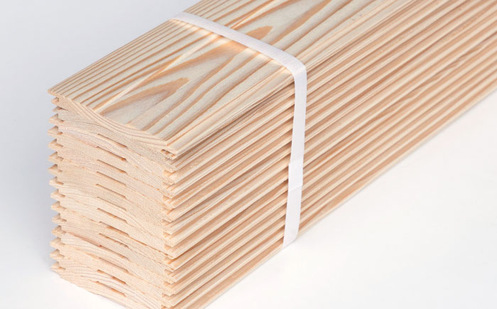 日田杉 羽目板15枚(腰壁用/ハーフサイズ)　日田市 / マルウメ梅江製材所株式会社　DIY リフォーム 装飾 [ARFU001]