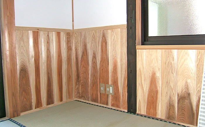 日田杉 羽目板10枚(腰壁用/ハーフサイズ) 日田市 / マルウメ梅江製材所株式会社 DIY リフォーム 装飾 [ARFU003]