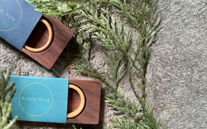 【選べるサイズ】Forest Ring(杉)　日田市 / ライフデザインショップ エリアス　指輪 リング ジュエリー [ARAC015]