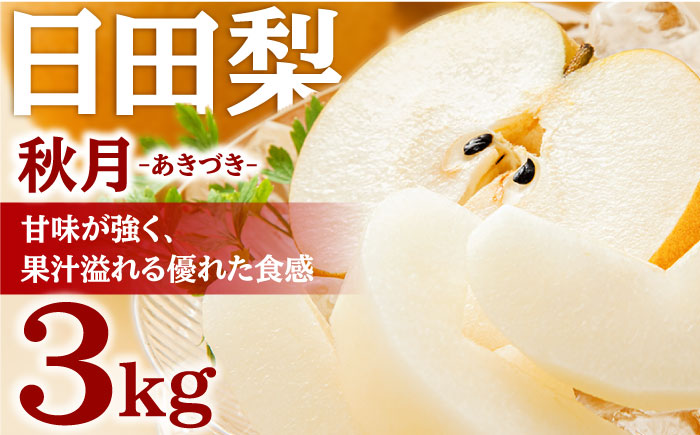 【先行予約・25年9月以降発送】日田梨 あきづき 3kg 梨 日田市 / 日田梨協同組合 [ARBB003]