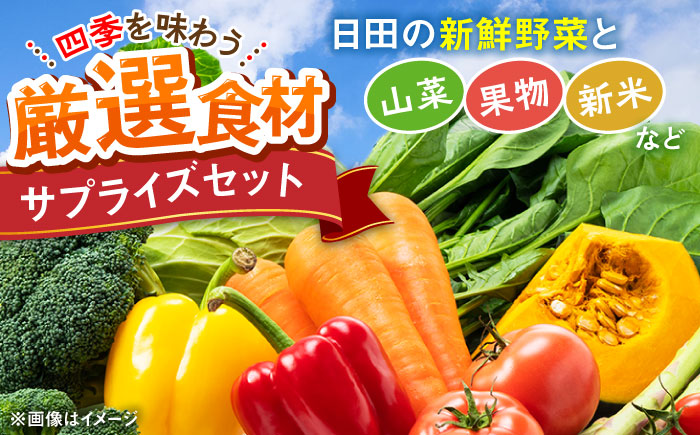 【農家セレクト！】特別栽培 日田の厳選食材 詰め合わせ 野菜セット 日田市 / 自然工房Mori 野菜 果物 米 産地直送 新鮮 セット [ARBR001]