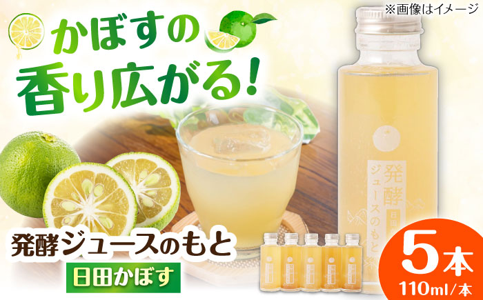 【お歳暮対象】発酵ジュースのもと〈日田かぼす〉　110ml×5本 ジュース 日田市 / 株式会社インパクト [ARDA001]