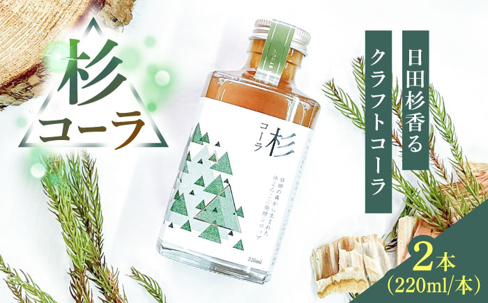 日田杉の香りがする！不思議で美味しい癒しのクラフトコーラシロップ！杉コーラ（2本セット） 日田市/株式会社インパクト スパイス 炭酸 シロップ [ARDA011]