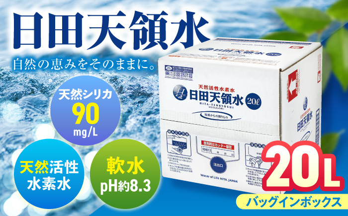 【最短1週間以内発送】【選べる回数】日田天領水 20L×1箱 天然水 [AREG002] ウォーター 飲料水 天然水 ミネラルウォーター 【最短1週間以内発送】単品