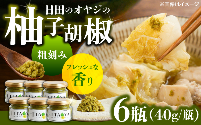 HITAOYA～日田のオヤジの柚子胡椒～(40g×6瓶)　日田市 / 株式会社グローバルリンク  柚子胡椒 ゆずこしょう 調味料 [ARGG004]